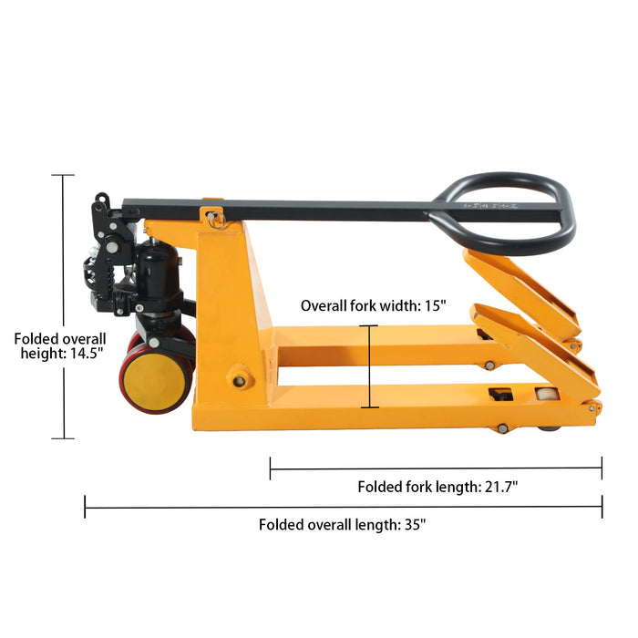 Xilin MF manual pallet jack in warehouse use