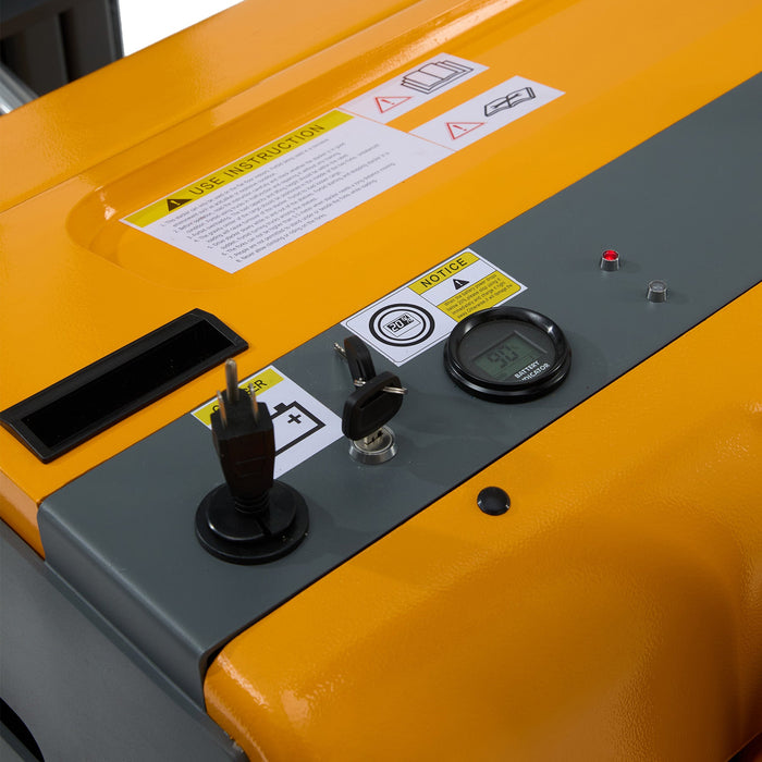 Xilin CPD10W-118 counterbalanced stacker dimensions and capacity diagram