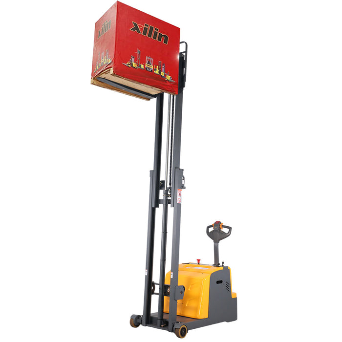 Xilin CPD10W-98 counterbalanced stacker mast and lift detail