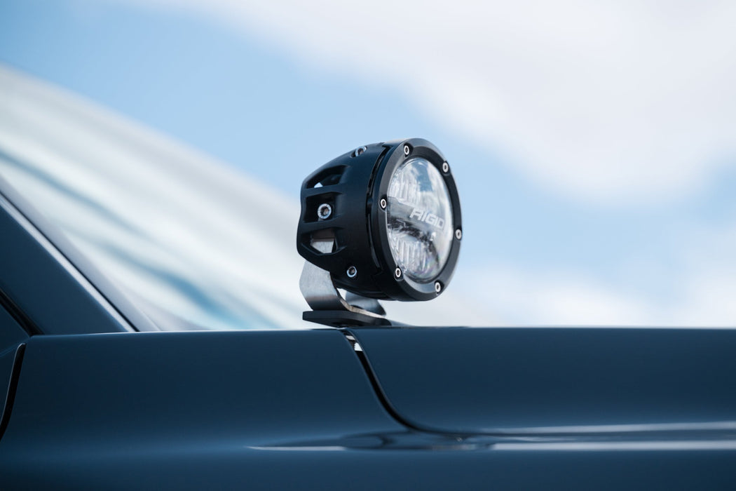 Rago Fabrication 2025-2026 Toyota 4Runner Ditch Light Brackets – installed on vehicle, image 8 of 11
