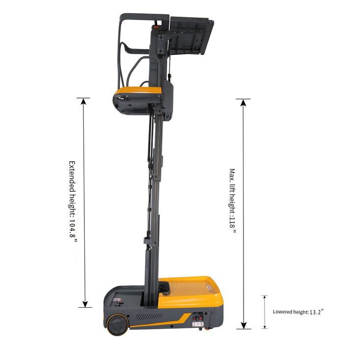 Xilin OPSM-II electric order picker in warehouse use