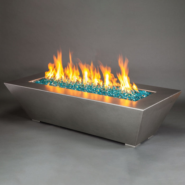 Starfire Designs Stainless Steel Edge Gas Fire Pit with Slide Out LPT Drawer Starfire Designs