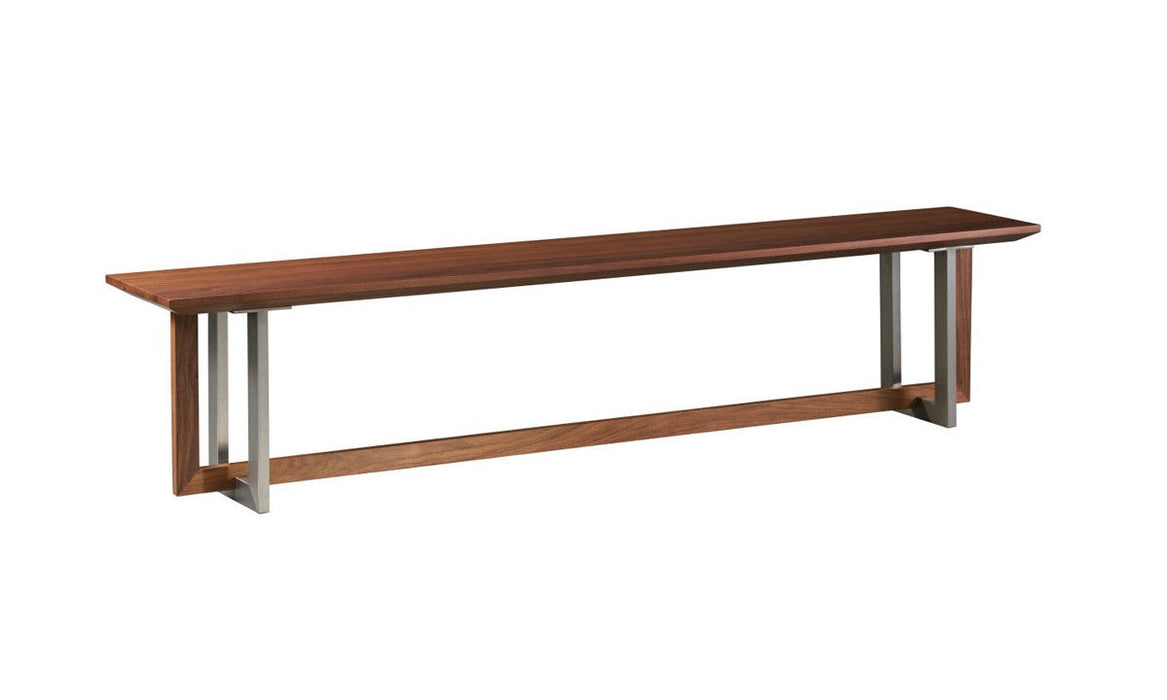 2081 Verano Bench - Steel Accent Base