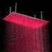 Cascada Showers 20"x40" Ceiling Mount Rainfall LED Shower Head, include Shower Arm - Product Image 15
