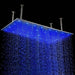 Cascada Showers 20"x40" Ceiling Mount Rainfall LED Shower Head, include Shower Arm - Product Image 17