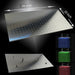 Cascada Showers 20"x40" Ceiling Mount Rainfall LED Shower Head, include Shower Arm - Detail View 2