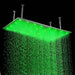 Cascada Showers 20"x40" Ceiling Mount Rainfall LED Shower Head, include Shower Arm - Product Image 12