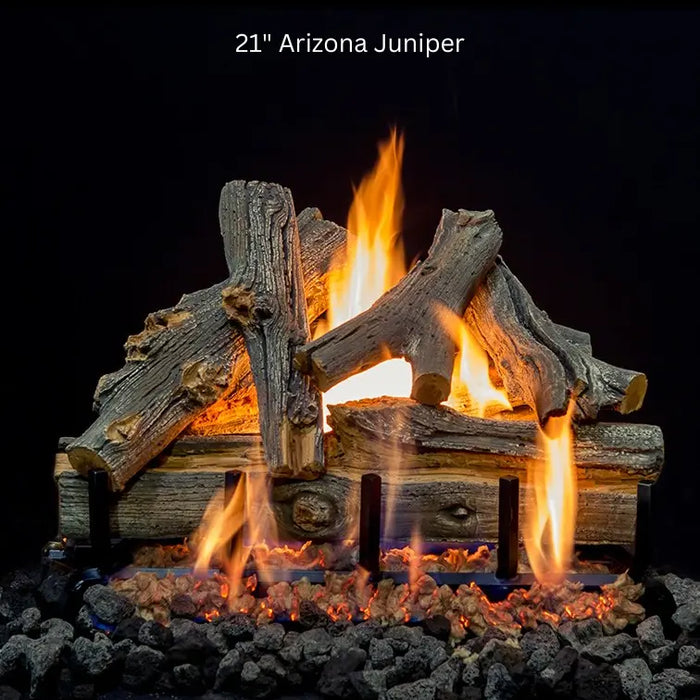 Grand Canyon See-Through Arizona Juniper Vented Gas Log Set