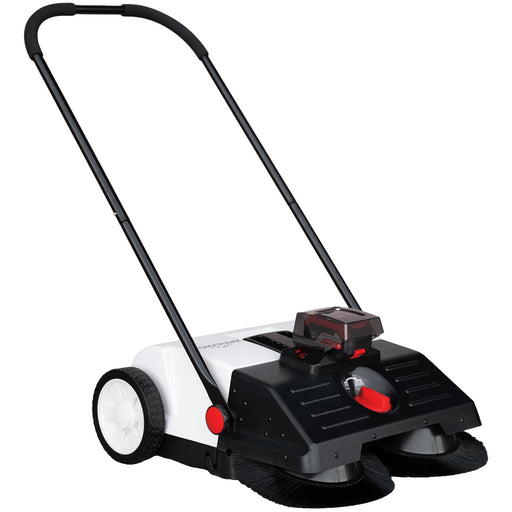 Tomahawk Power 22" Battery Powered Push Sweeper With Double Brush System 18V Lithium-Ion - Main Product Image