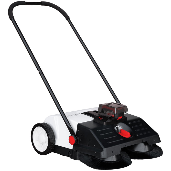Tomahawk Power 22" Battery Powered Push Sweeper With Double Brush System 18V Lithium-Ion - Main Product Image