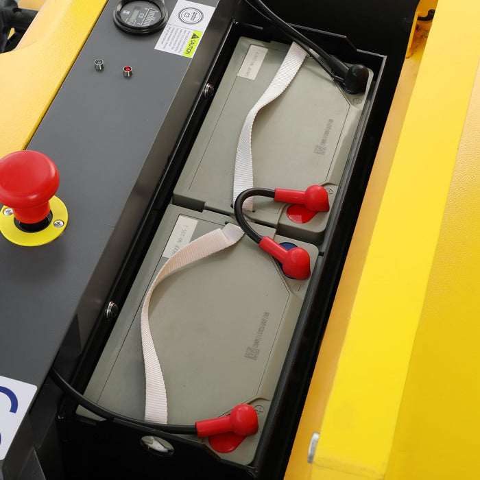 Xilin CPD10W-98 counterbalanced stacker dimensions and capacity diagram