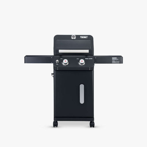 Monument Grills Mesa 220 | Black Foldable Propane Gas Grill 2 Burner Grill