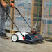 Tomahawk Power 22" Battery Powered Push Sweeper With Double Brush System 18V Lithium-Ion - Detail View 2