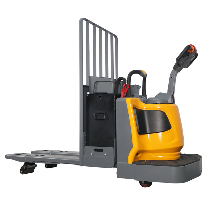 Xilin CBD40T electric pallet jack fork and load detail