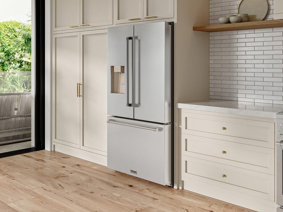 Thor Kitchen 36-Inch French Door Refrigerator (TRF3628FFD) – lifestyle close