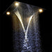Cascada 23"x31" recessed LED Rain Shower Head (3-Function)