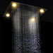 Cascada Showers 23”x31” Recessed Waterfall LED Shower Head 5-mode - Product Image 5