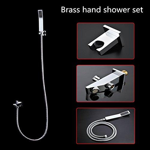 Cascada Showers 23"x31" Luxurious Classic Design Recessed Waterfall & LED Rain Shower System – 6 mode - Detail View 3