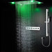 Cascada Showers 23" x 31" Recessed LED Shower System with 5 Functions and Shower Sliding Bar - Product Image 9