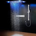 Cascada Showers 23" x 31" Recessed LED Shower System with 5 Functions and Shower Sliding Bar - Product Image 11