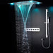 Cascada Showers 23" x 31" Recessed LED Shower System with 5 Functions and Shower Sliding Bar - Product Image 7