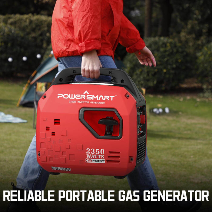 PowerSmart 2350W Portable Inverter Generator w/ CO Alert PS5025C