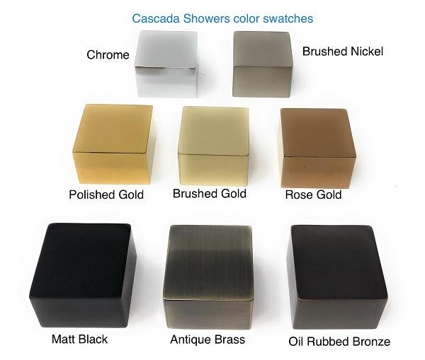Cascada Showers 23"x31" Luxurious Classic Design recessed LED shower system built in Bluetooth speaker - Product Image 5