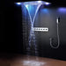 Cascada Showers 23"x31" Luxurious Classic Design recessed LED shower system built in Bluetooth speaker - Product Image 12