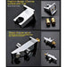 Cascada Showers 23"x31" Luxurious Classic Design recessed LED shower system built in Bluetooth speaker - Product Image 19
