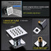 Cascada Showers 23"x31" Luxurious Classic Design recessed LED shower system built in Bluetooth speaker - Product Image 14