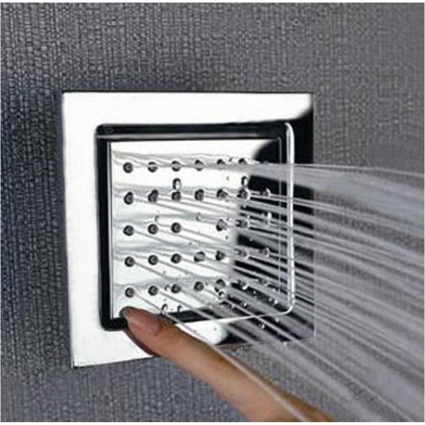 Cascada Showers 23"x31" Luxurious Classic Design recessed LED shower system built in Bluetooth speakers - Product Image 7