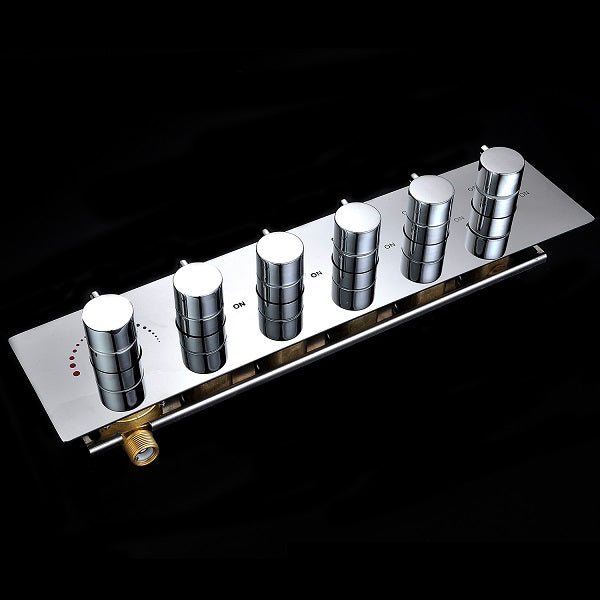Cascada Showers 23"x31" Luxurious Classic Design Recessed LED Waterfall & Rain Shower System – 6 mode - Product Image 14