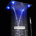 Cascada Showers 23"x31" Luxurious Classic Design Recessed LED Waterfall & Rain Shower System – 6 mode - Product Image 9