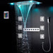 Cascada Showers 23"x31" Luxury LED Shower System – Rainfall, Waterfall, Curtain & Massage - Main Product Image