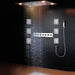 Cascada Showers 23"x31" Luxury LED Shower System – Rainfall, Waterfall, Curtain & Massage - Product Image 7
