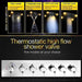 Cascada Showers 23"x31" Luxurious Classic Design recessed waterfall & rainfall LED shower system – 7 mode - Detail View 2
