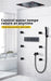 Cascada Showers 23"x31" Luxurious Classic Design waterfall & rainfall LED shower system – 6 mode - Product Image 17