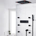 Cascada Showers 23"x31" Luxurious Classic Design waterfall & rainfall LED shower system – 6 mode - Main Product Image