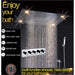 Cascada Showers 23"x31" Luxurious recessed rain & waterfall LED shower system – 5 mode - Product Image 16