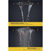 Cascada Showers 23"x31" Luxurious recessed rain & waterfall LED shower system – 5 mode - Product Image 15
