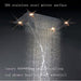 Cascada Showers 23"x31" Luxurious recessed rain & waterfall LED shower set – 4 mode - Detail View 2