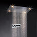 Cascada Showers 23"x31" Luxurious recessed rain & waterfall LED shower set – 4 mode - Main Product Image