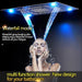 Cascada Showers 23"x31" Luxury LED Shower Head with Bluetooth Speakers - Detail View