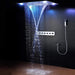 Cascada Showers 23”x31” Recessed LED shower system with built-in Bluetooth Speakers - Detail View 2