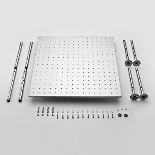 Cascada Showers 24" Square Ceiling Mount Rainfall LED Shower Head - Product Image 5