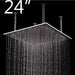 Cascada Showers 24" Square Ceiling Mount Rainfall LED Shower Head - Detail View 3