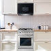 Cosmo 24-Inch 1.34 Cu. Ft. Over the Range Microwave in Stainless Steel and Black Glass (COS-2413ORM1SS) Cosmo
