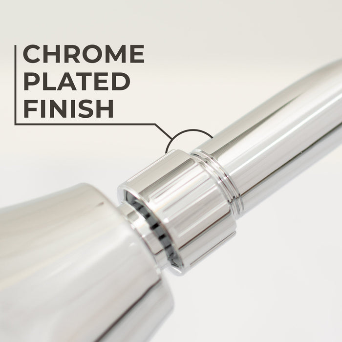 Utility-Sink.com 10.5 in. S-Shaped Stainless Steel Shower Head Extension Arm (Chrome Finish) - Product Image 6
