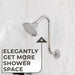 Utility-Sink.com 10.5 in. S-Shaped Stainless Steel Shower Head Extension Arm (Chrome Finish) - Product Image 5