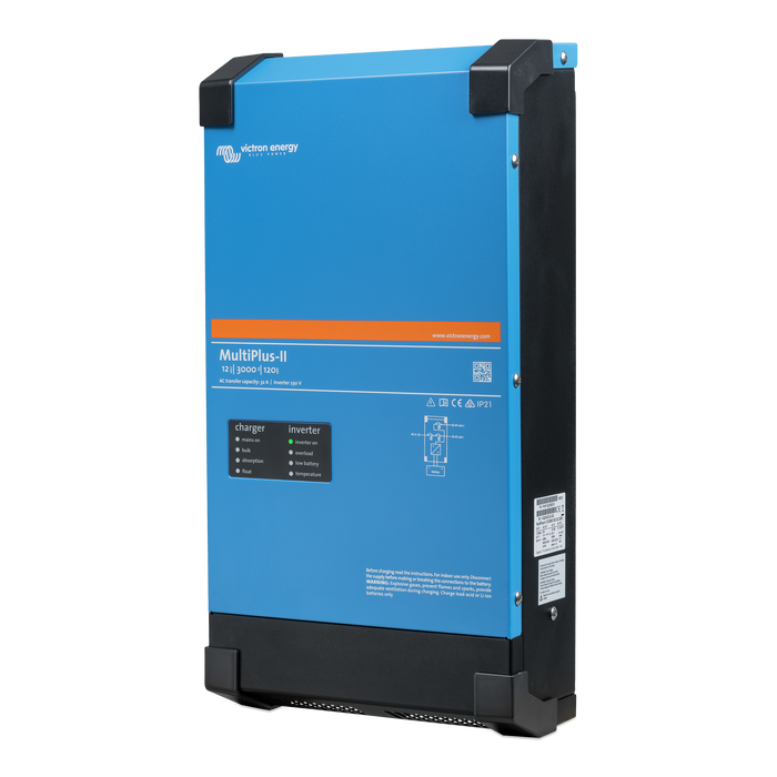 Victron MultiPlus-II 12V 3000VA inverter charger 120V UL 458 - detail view